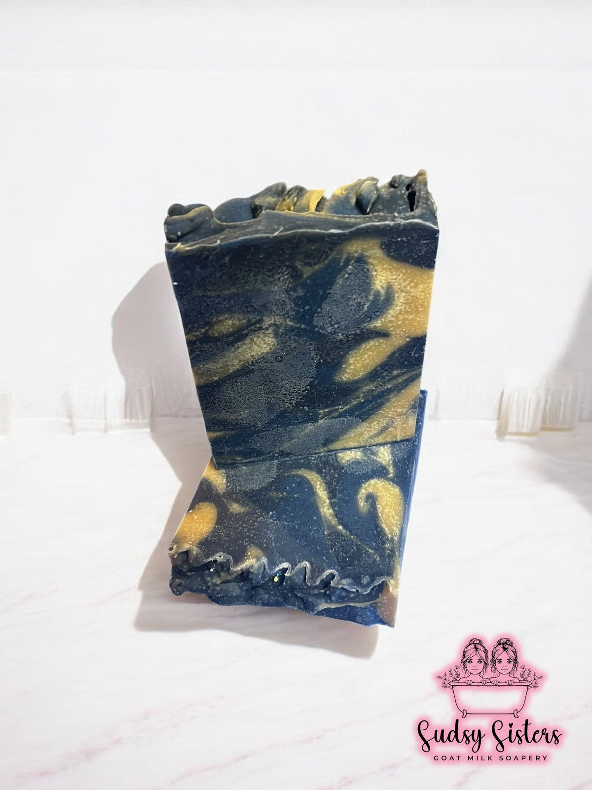 By The Sea goat milk soap bar, alternate view