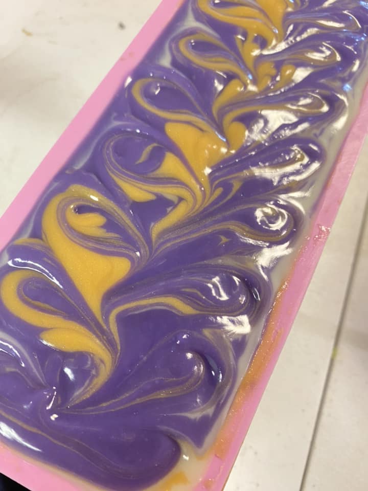 Death Valley goat milk soap bar, alternate view