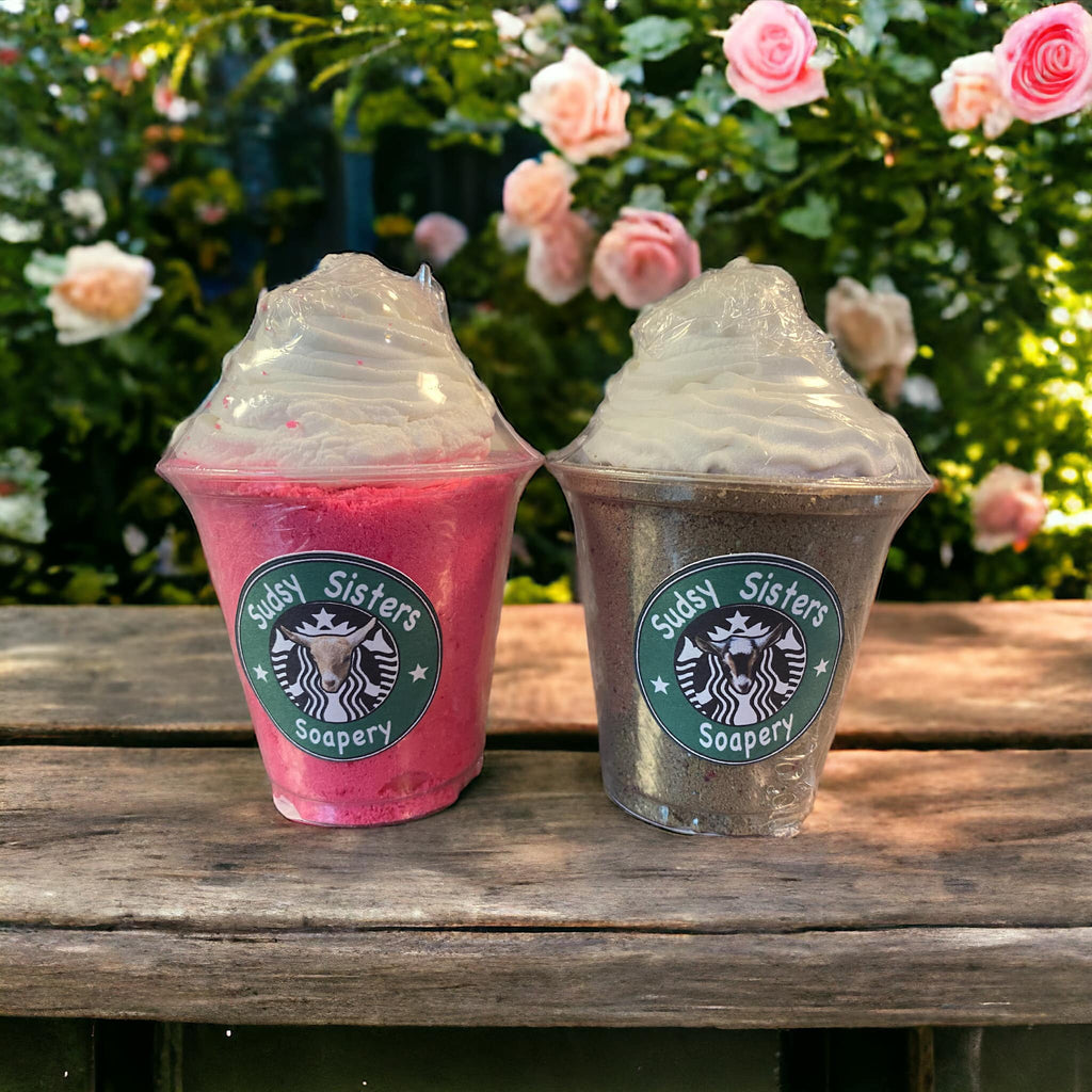 Frappuccino bath bomb, alternate view
