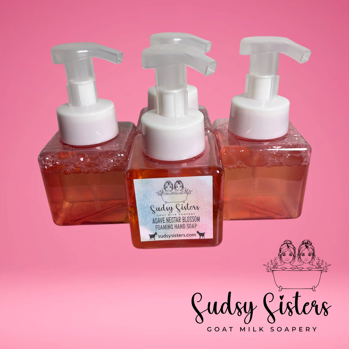 Goat milk foaming hand soap by Sudsy Sisters