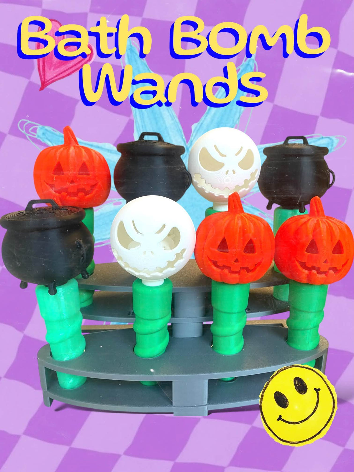 Halloween bath bomb wand by Sudsy Sisters