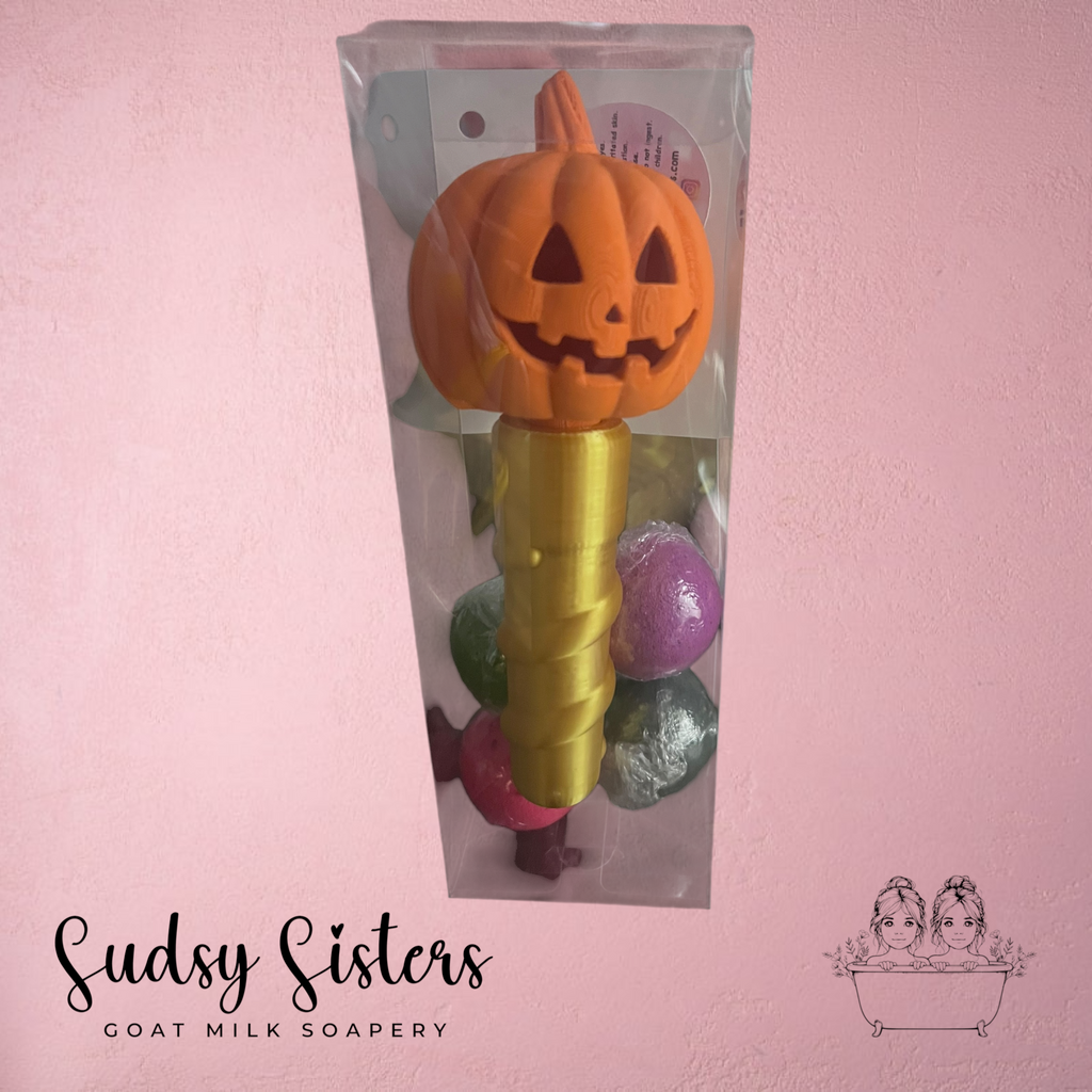 Pumpkin Bath Bomb Wand