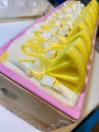 Lemonade goat milk soap bar with real lemon by Sudsy Sisters
