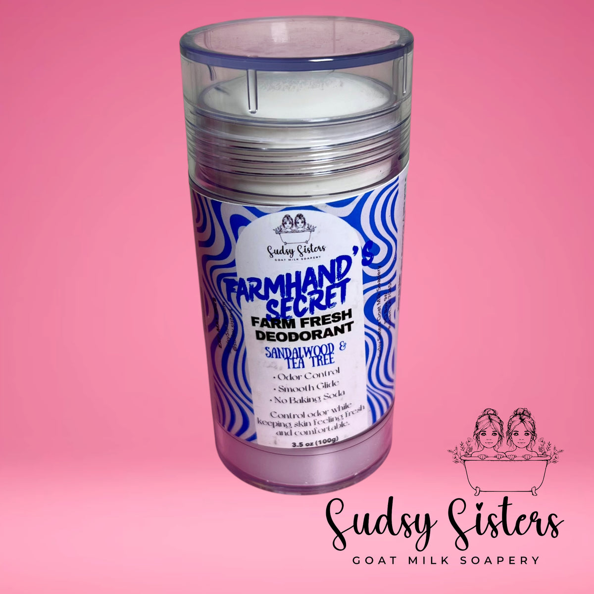 Milkmaid's Secret farm fresh deodorant, detail view