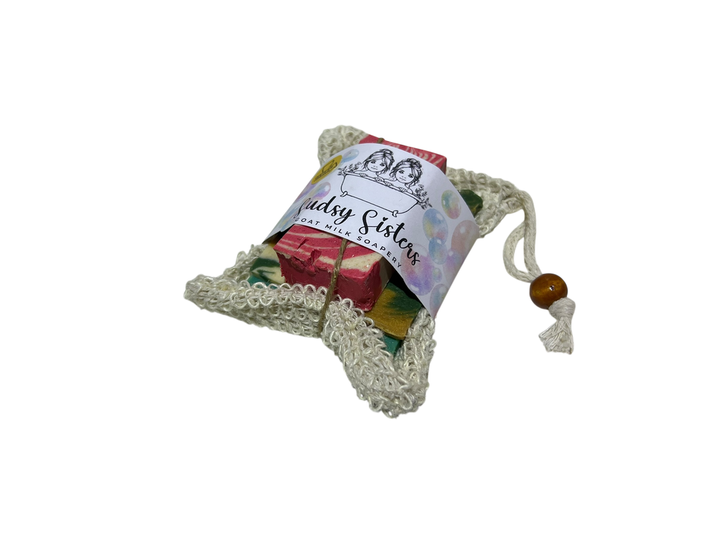 Odds and Ends goat milk soap, alternate view