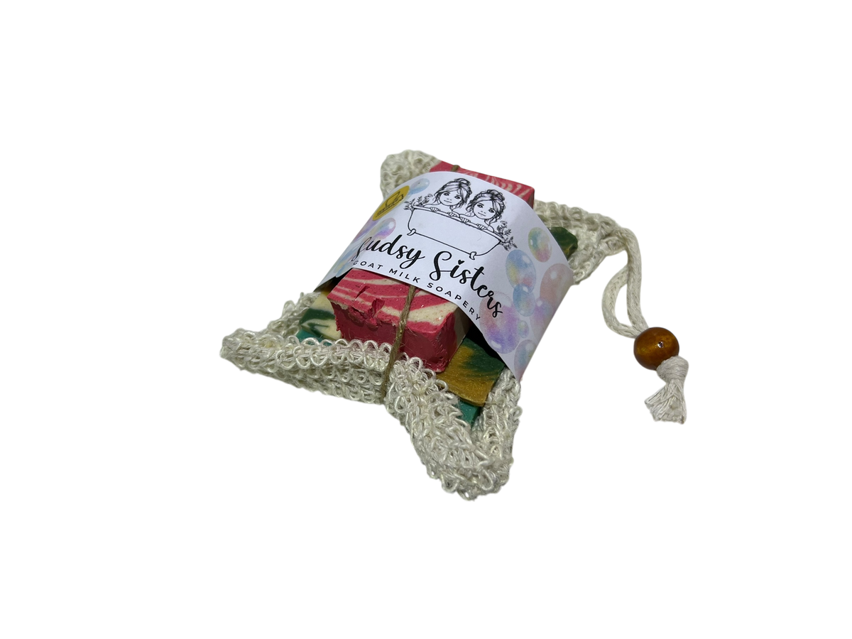 Odds and Ends goat milk soap, alternate view