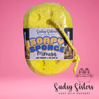 Soapy Sponge lathering in use