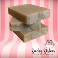 Spa Day goat milk soap bar with mint, lemon and eucalyptus by Sudsy Sisters