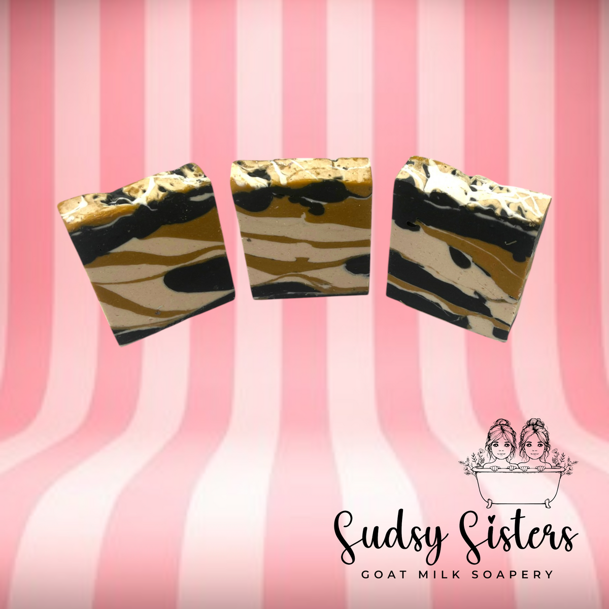 XLIV goat milk soap bar, alternate view